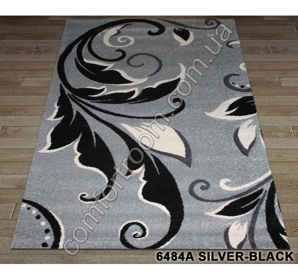Килим Sierra 6484a silver-black - Фото 1